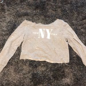 Customized NY sweater top
